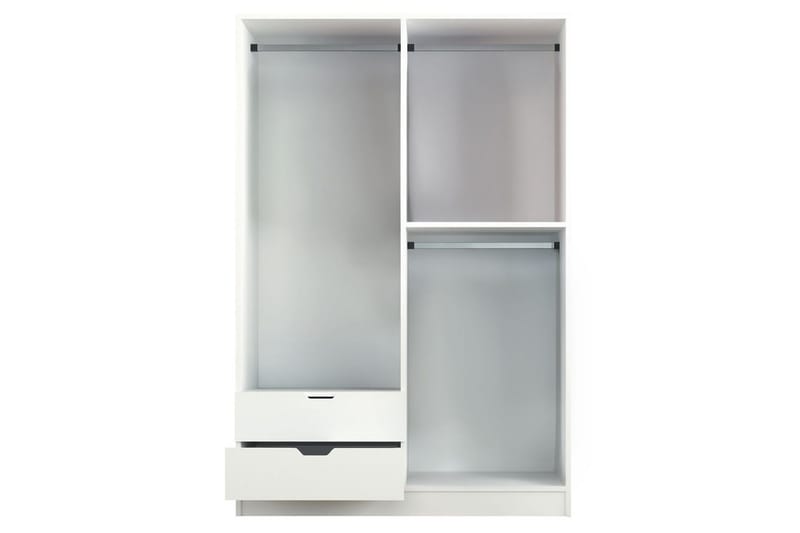 Omrin Garderob 120x180 cm - Matt Vit - Förvaring - Klädförvaring - Garderob & garderobssystem
