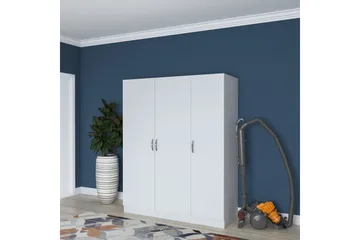 Ostin Garderob 55x145 cm - Vit - Förvaring - Klädförvaring - Garderob & garderobssystem