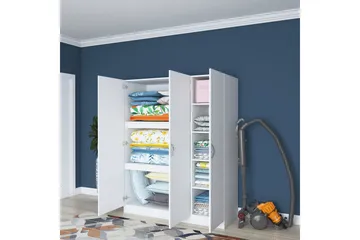 Ostin Garderob 55x145 cm - Vit - Förvaring - Klädförvaring - Garderob & garderobssystem