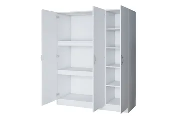 Ostin Garderob 55x145 cm - Vit - Förvaring - Klädförvaring - Garderob & garderobssystem
