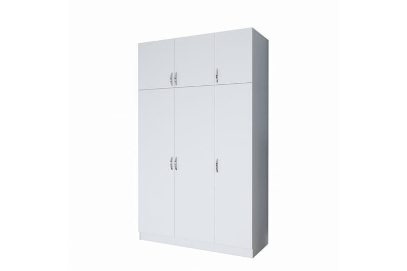 Ostin Garderob 6 Skåp 55x145 cm - Vit - Förvaring - Klädförvaring - Garderob & garderobssystem