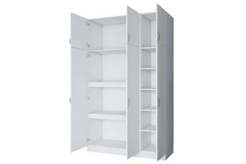 Ostin Garderob 6 Skåp 55x145 cm - Vit - Förvaring - Klädförvaring - Garderob & garderobssystem