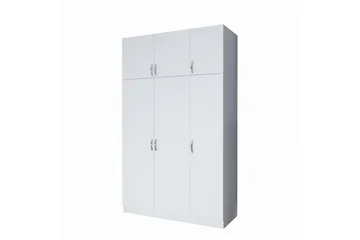 Ostin Garderob 6 Skåp 55x145 cm - Vit - Förvaring - Klädförvaring - Garderob & garderobssystem