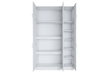 Ostin Garderob 6 Skåp 55x145 cm - Vit - Förvaring - Klädförvaring - Garderob & garderobssystem