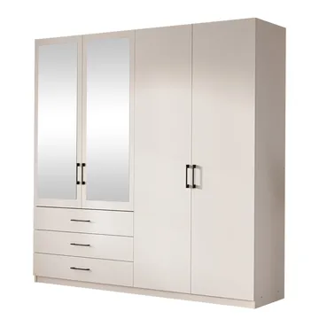 Pekin Garderob med Spegel 215 cm - Förvaring - Klädförvaring - Garderob & garderobssystem