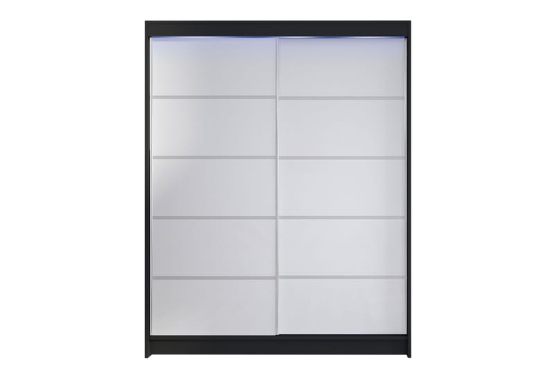 Pickering Garderob 150x200 cm - Svart/Vit - Förvaring - Klädförvaring - Garderob & garderobssystem