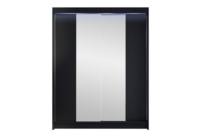 Pickering Garderob m. Spegel 150x200 cm - Brun - Förvaring - Klädförvaring - Garderob & garderobssystem