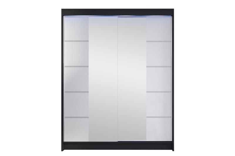 Pickering Garderob m. Spegel 150x200 cm - Brun - Förvaring - Klädförvaring - Garderob & garderobssystem