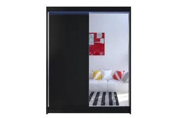 Pickering Garderob med Spegel 150x200 cm LED-belysning
