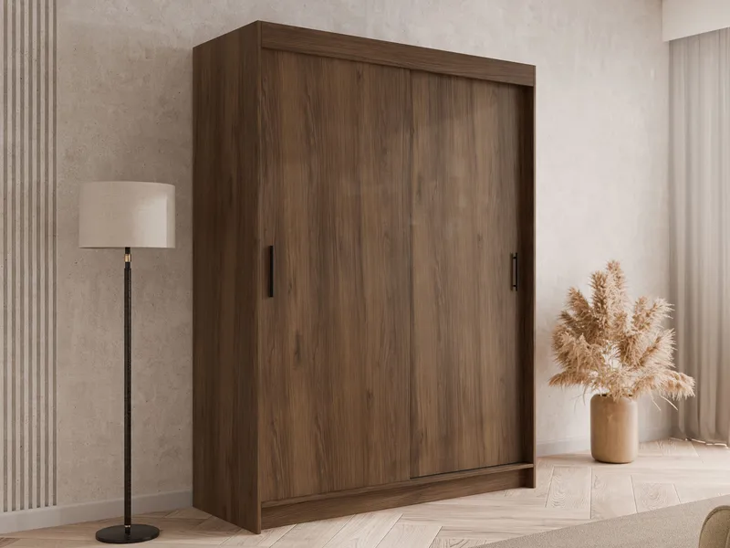 Piedras Garderob 150x200 cm - Brun - Förvaring - Klädförvaring - Garderob & garderobssystem - Klädskåp & fristående garderob