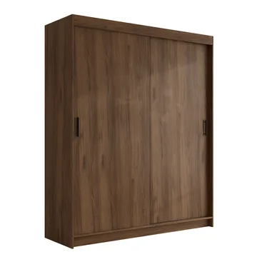Piedras Garderob 180x215 cm - Brun - Förvaring - Klädförvaring - Garderob & garderobssystem - Klädskåp & fristående garderob
