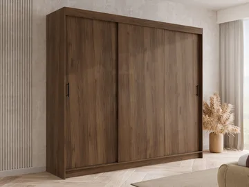 Piedras Garderob 250x215 cm - Brun - Förvaring - Klädförvaring - Garderob & garderobssystem - Klädskåp & fristående garderob