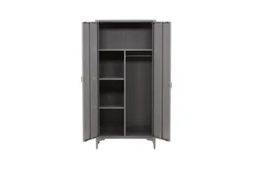 Piring Garderob 85x45x183 cm - Ljusgrå - Förvaring - Klädförvaring - Garderob & garderobssystem - Klädskåp & fristående garderob