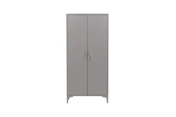 Piring Garderob 85x45x183 cm - Ljusgrå - Förvaring - Klädförvaring - Garderob & garderobssystem - Klädskåp & fristående garderob
