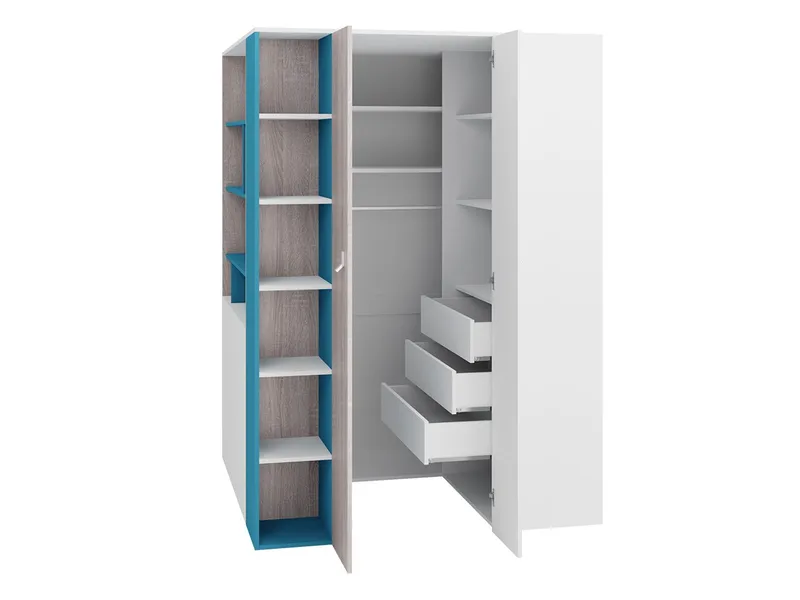 Planeta Garderob med Belysning - Förvaring - Klädförvaring - Garderob & garderobssystem - Hörngarderob