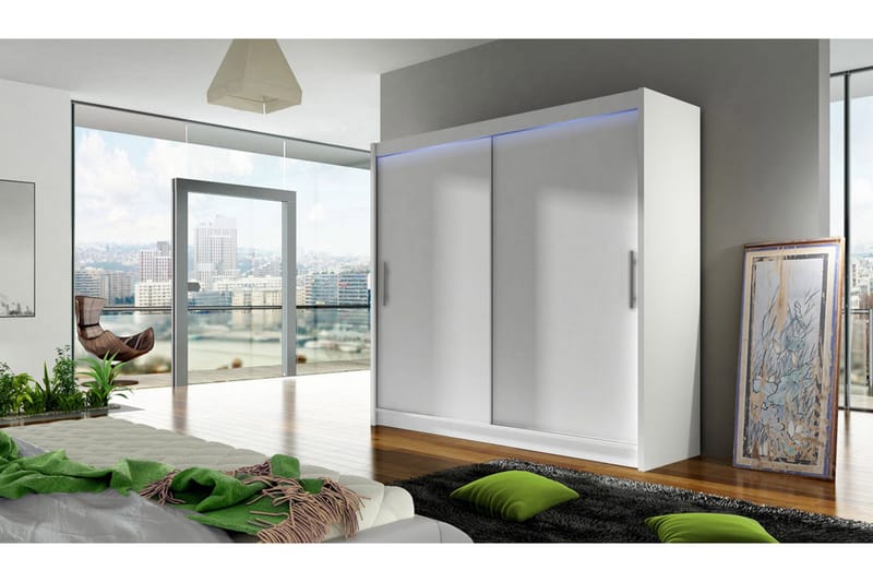 Prag Garderob 180x215 cm - Vit - Förvaring - Klädförvaring - Garderob & garderobssystem