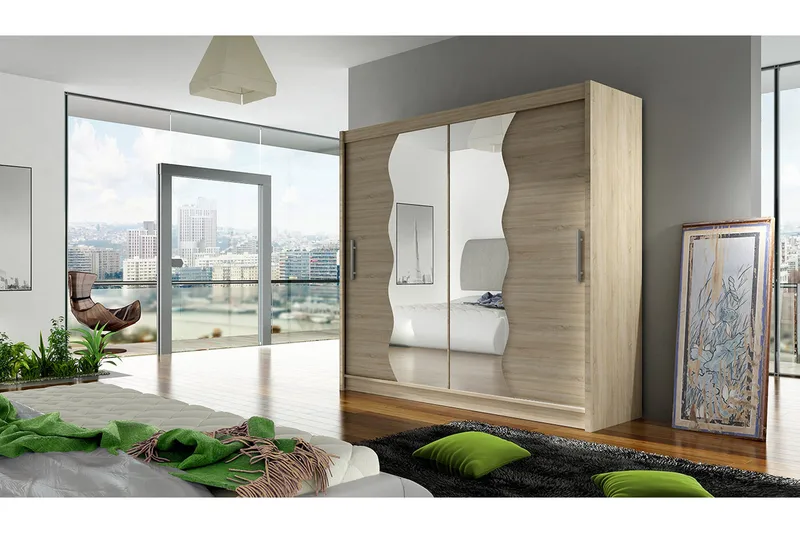 Prag Garderob 180x57x215 cm Scandinavian Choice Wood - Förvaring - Klädförvaring - Garderob & garderobssystem