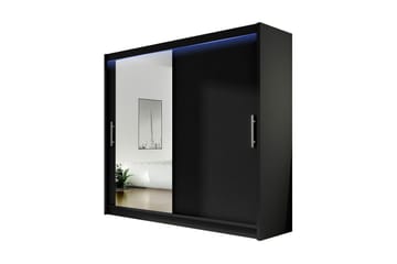 Prag Garderob 180x57x215 cm - Vit - Förvaring - Klädförvaring - Garderob & garderobssystem