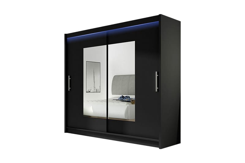 Prag Garderob 180x57x215 cm, Vit