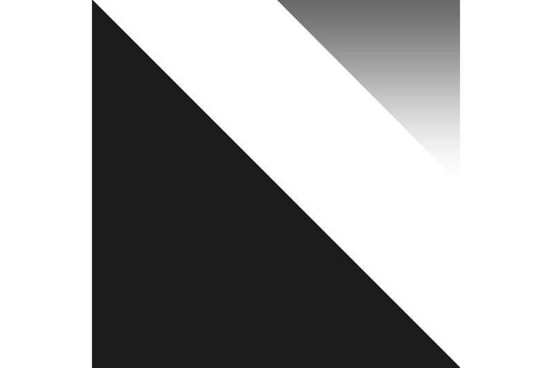 Presto Garderob 58x150 cm LED-belysning - Svart/Vit - Förvaring - Klädförvaring - Garderob & garderobssystem