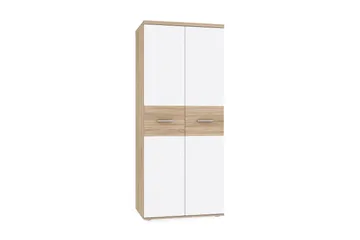 Priesmeyer Garderob 80x189 cm - Brun/Vit - Förvaring - Klädförvaring - Garderob & garderobssystem