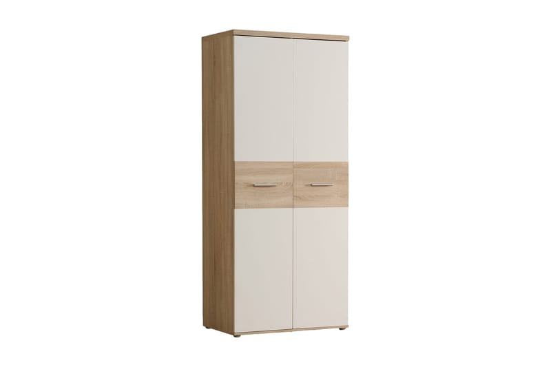 Priesmeyer Garderob 80x189 cm - Brun/Vit - Förvaring - Klädförvaring - Garderob & garderobssystem