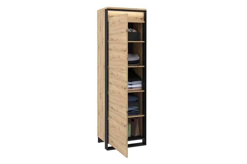 Quant Garderob 41x60 cm - Ek/Svart - Förvaring - Klädförvaring - Garderob & garderobssystem