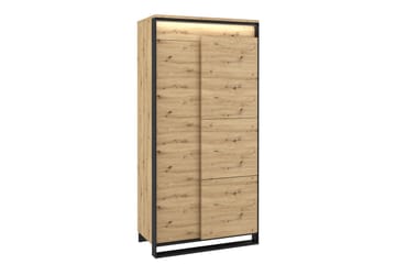 Quant Garderob 50x95 cm - Ek/Svart - Förvaring - Klädförvaring - Garderob & garderobssystem