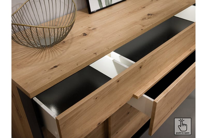 Quant Garderob 50x95 cm - Ek/Svart - Förvaring - Klädförvaring - Garderob & garderobssystem