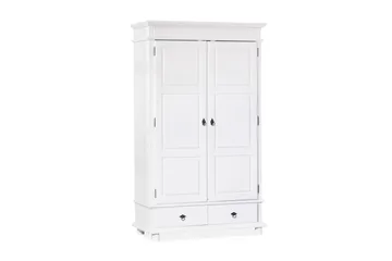 Regina Garderob 116 cm - Vit - Förvaring - Klädförvaring - Garderob & garderobssystem