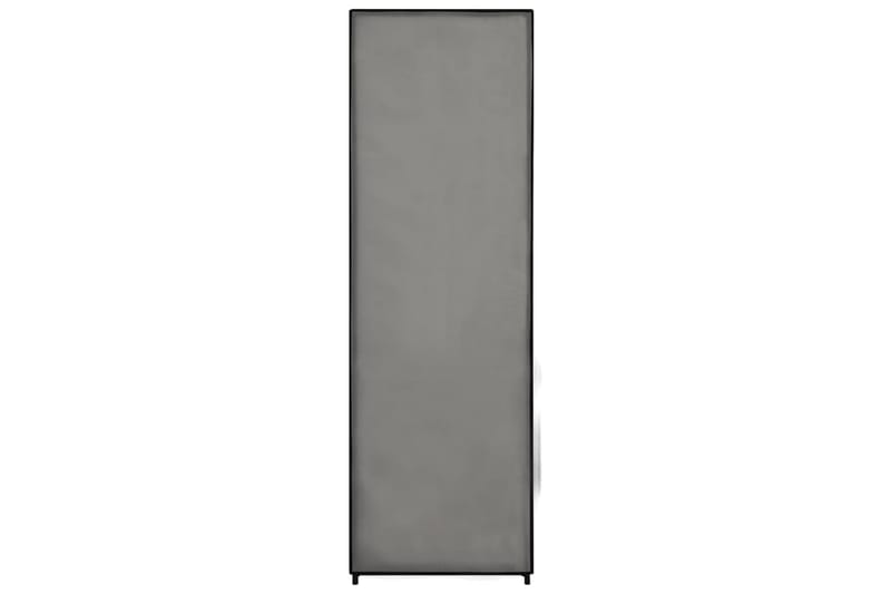 Garderob grå 87x49x159 cm tyg - Grå - Resegarderob