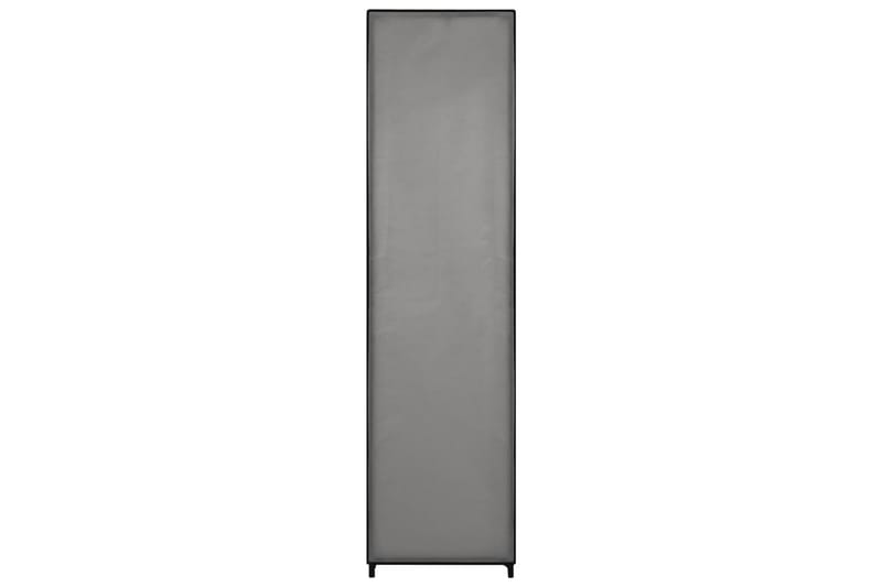 Garderob med 4 fack grå 175x45x170 cm - Grå - Förvaring - Klädförvaring - Garderob & garderobssystem - Resegarderob