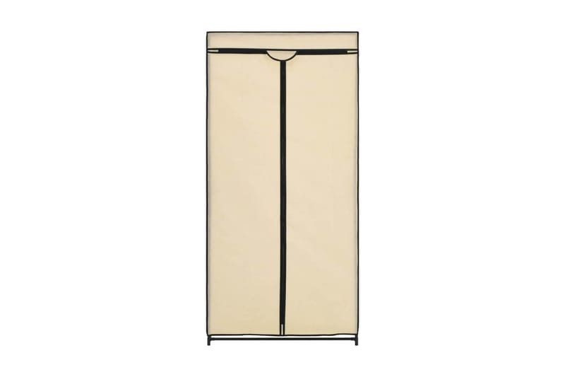 Garderober 2 st gräddvit 75x50x160 cm - Kräm - Förvaring - Klädförvaring - Garderob & garderobssystem - Resegarderob