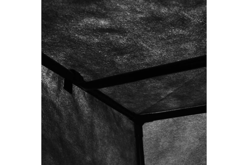 Garderober 2 st svart 75x50x160 cm - Svart - Förvaring - Klädförvaring - Garderob & garderobssystem - Resegarderob