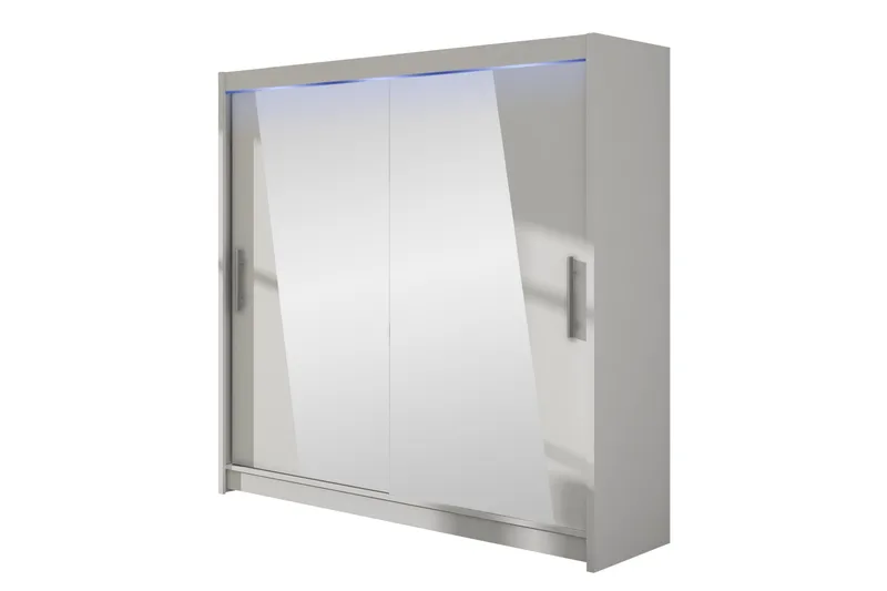 Rilievo Garderob m. Spegel 180x215 cm, Vit