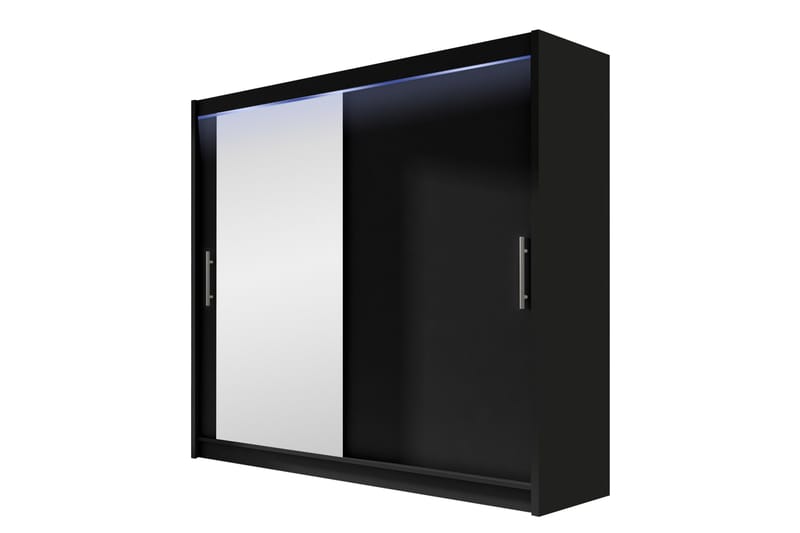 Rilievo Garderob m. Spegel 180x215 cm - Förvaring - Klädförvaring - Garderob & garderobssystem