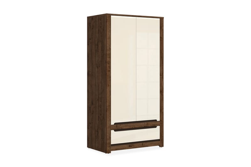 Ruso Garderob 104x205 cm - Trä/natur|Vit - Förvaring - Klädförvaring - Garderob & garderobssystem