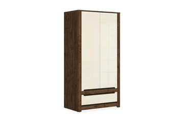 Ruso Garderob 104x205 cm - Trä/natur|Vit - Förvaring - Klädförvaring - Garderob & garderobssystem