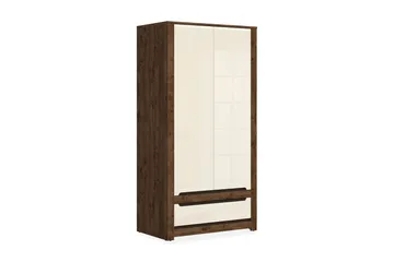 Ruso Garderob 104x205 cm - Trä/natur|Vit - Förvaring - Klädförvaring - Garderob & garderobssystem