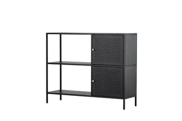 Salta Garderob 100x75 cm - Svart - Förvaring - Förvaringsmöbler - Sideboard & skänk