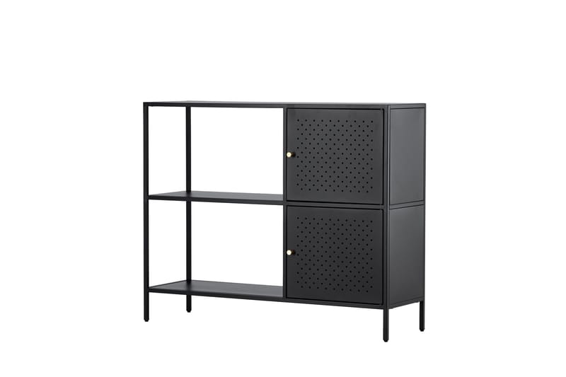 Salta Garderob 100x75 cm - Svart - Förvaring - Förvaringsmöbler - Sideboard & skänk