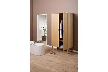 Samay Garderob 100x200 cm - Natur - Förvaring - Klädförvaring - Garderob & garderobssystem