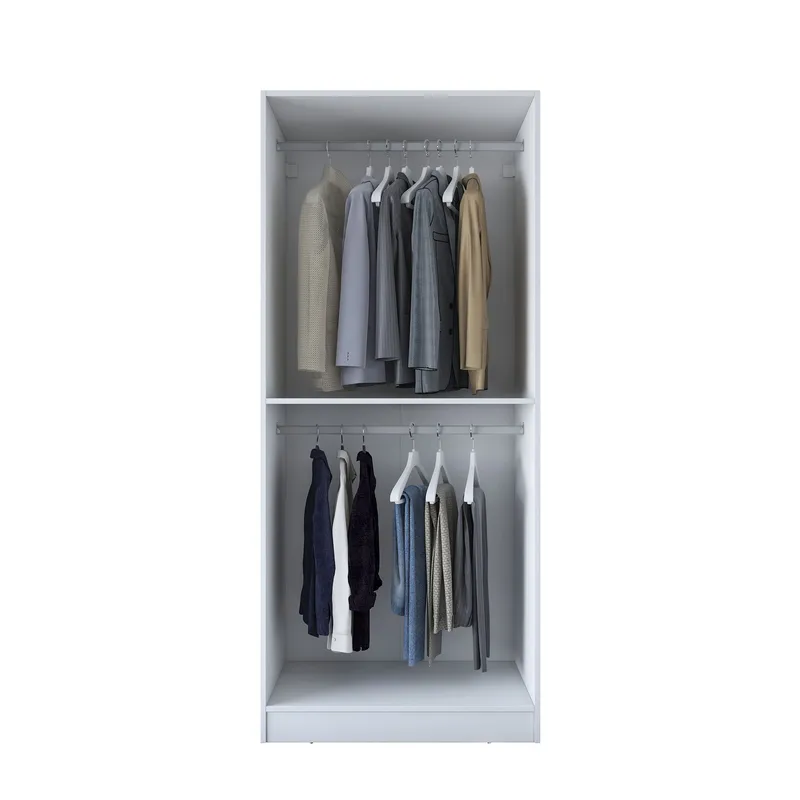 Sarnor Garderob 90x210x57,5 cm, Vit
