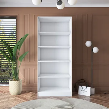 Sarnor Garderob 90x210x57,5 cm - Vit - Förvaring - Klädförvaring - Garderob & garderobssystem - Klädskåp & fristående garderob