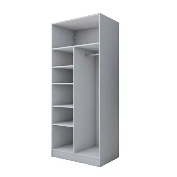 Sarnor Garderob 90x210x57,5 cm - Vit - Förvaring - Klädförvaring - Garderob & garderobssystem - Klädskåp & fristående garderob