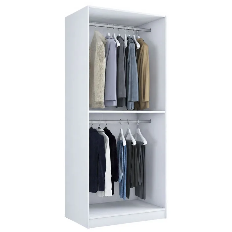 Sarnor Garderob 90x210x57,5 cm, Vit