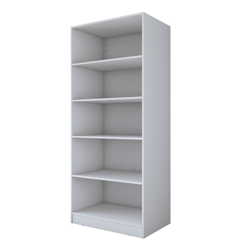 Sarnor Garderob 90x210x57,5 cm - Vit - Förvaring - Klädförvaring - Garderob & garderobssystem - Klädskåp & fristående garderob