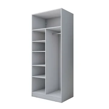 Sarnor Garderob 90x210x57,5 cm - Vit - Förvaring - Klädförvaring - Garderob & garderobssystem - Klädskåp & fristående garderob