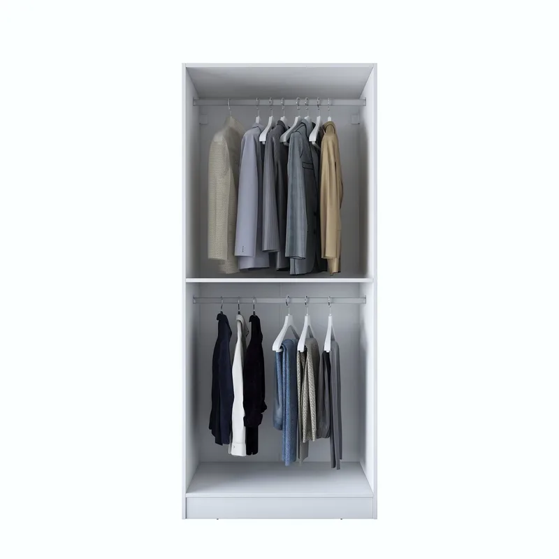 Sarnor Garderob 90x210x57,5 cm, Vit