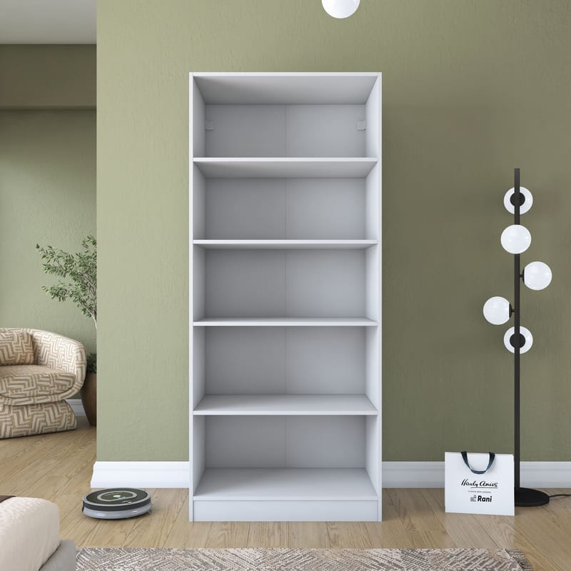 Sarnor Garderob 90x210x57,5 cm - Vit - Förvaring - Klädförvaring - Garderob & garderobssystem - Klädskåp & fristående garderob